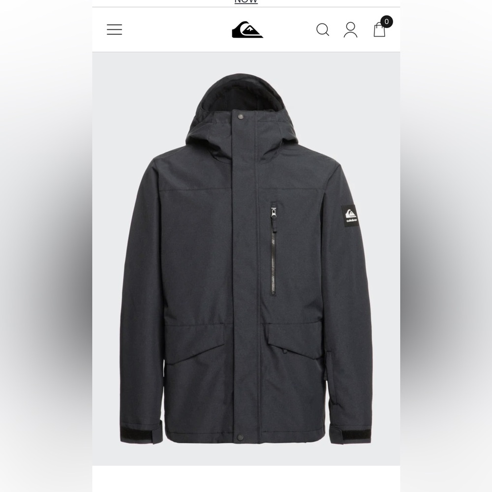 BNWT Quiksilver Mission 3in1 Jacket